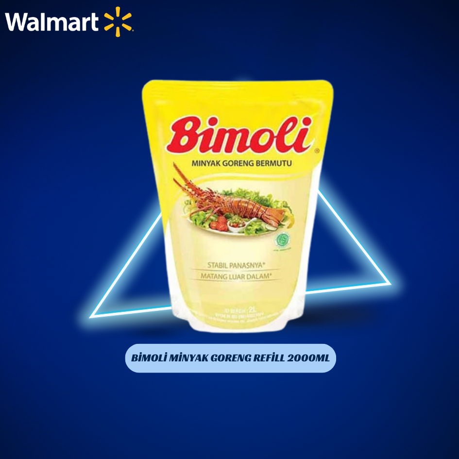 Bimoli Minyak Goreng Refill 2000mL Pemurnian Multi Proses